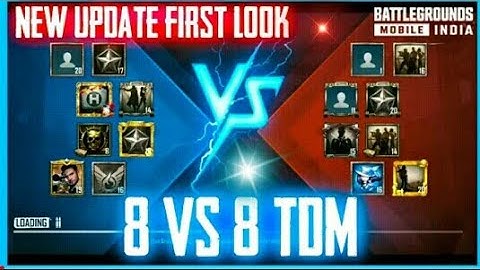 BGMI NEW 8v8 TDM 😍| bgmi new 8v8 tdm gameplay🔥 | pubg bgmi new tdm mod gameplay xARyt gaming