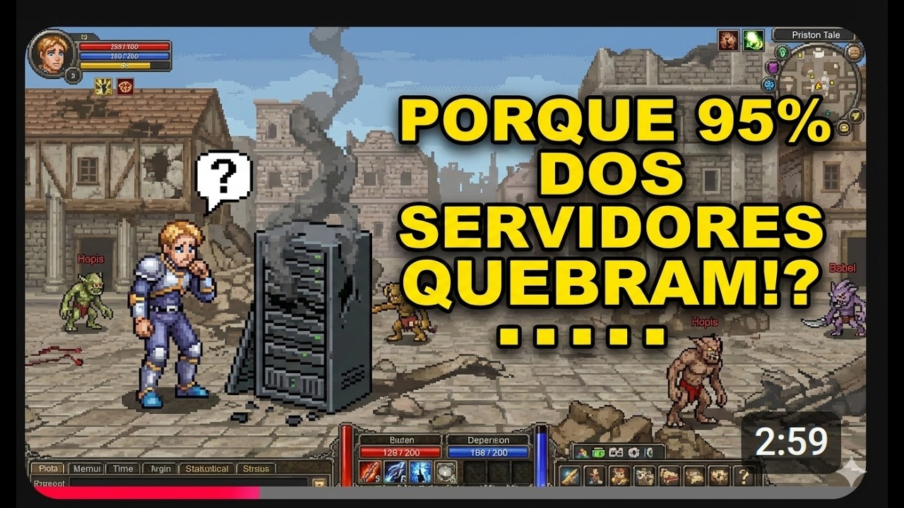 Porque 95% dos servidores de PRISTON PRIVADO falham!?