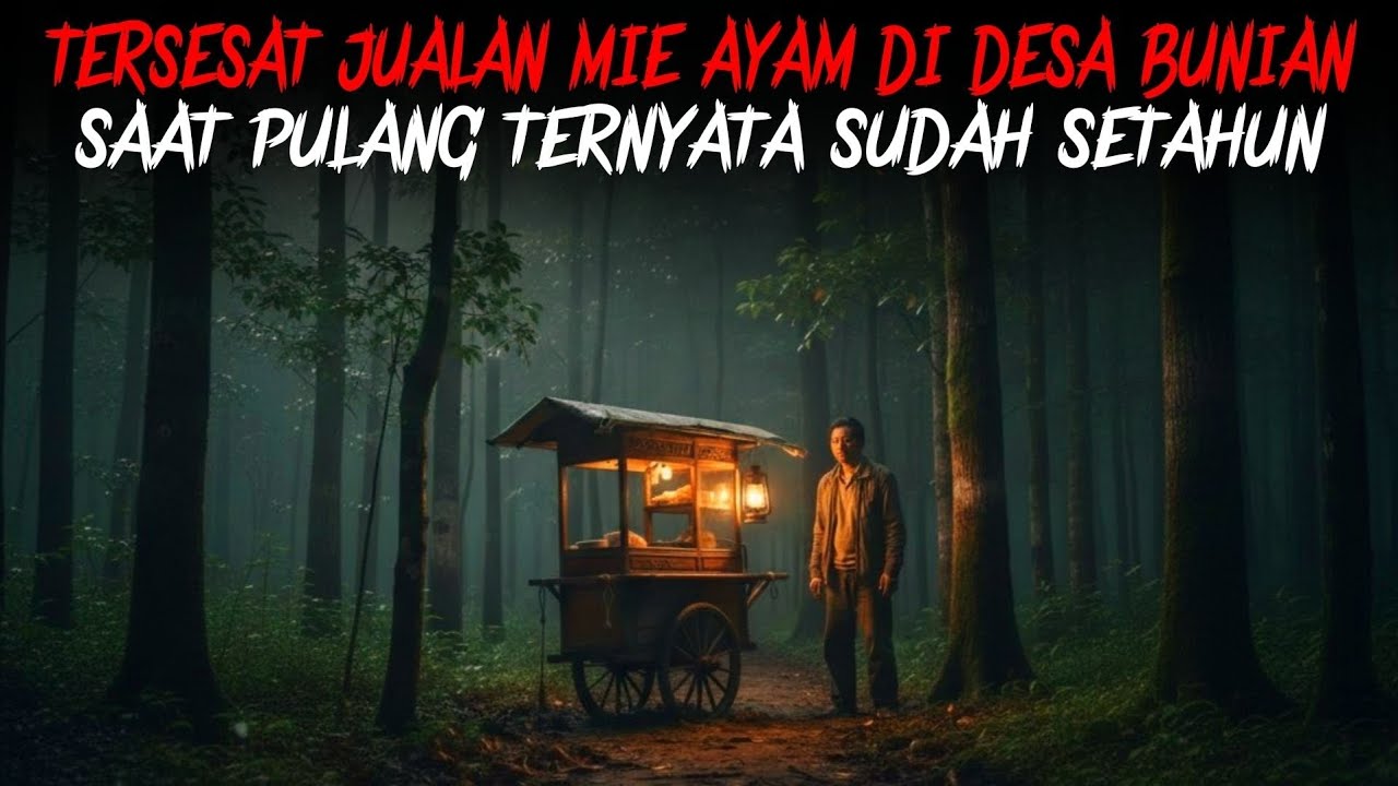KISAH NYATA‼️ TERSESAT JUALAN MIE AYAM DIDESA BUNIAN, SAAT PULANG TWENYATA SUDAH SETAUN
