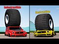 Indestructible vs destructible cars 2  beamng drive