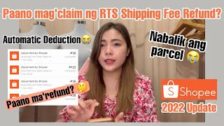 Paano mag-claim ng RTS Shipping Fee Refund? | 2022 Shopee Update
