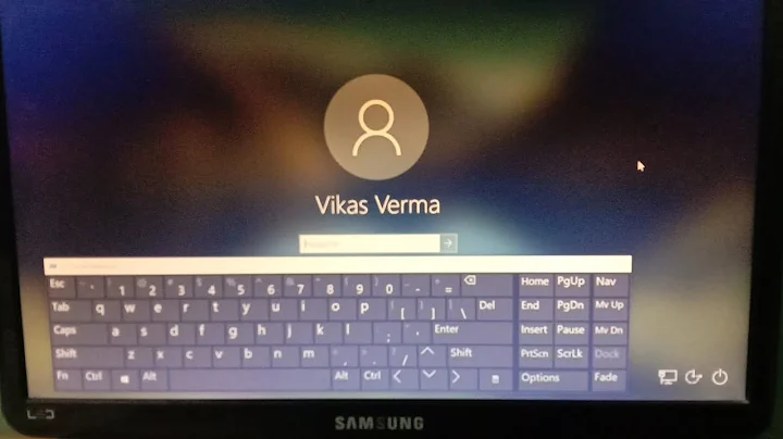 On Screen Keyboard Lock Screen Windows 10 | Laptop Keyboard Not Working Lock Screen