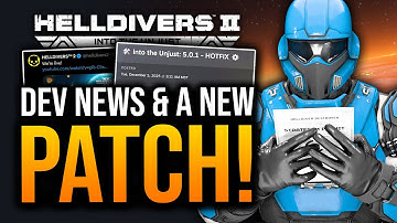 Helldivers 2 Patch Update! Warbond Delay & Devs News!