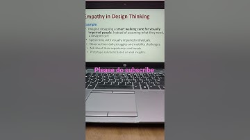 Empathy in design thinking| Design thinking |  IDT MBA and BE |VTU 2022 scheme VTU MBA lecture video