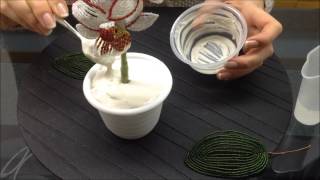 Как посадить орхидею в вазон. БИСЕРОПЛЕТЕНИЕ ДЛЯ НАЧИНАЮЩИХ How to plant a beaded flower? Как посадить орхидею в вазон. БИСЕРОПЛЕТЕНИЕ ДЛЯ НАЧИНАЮЩИХ How to plant a beaded flower?