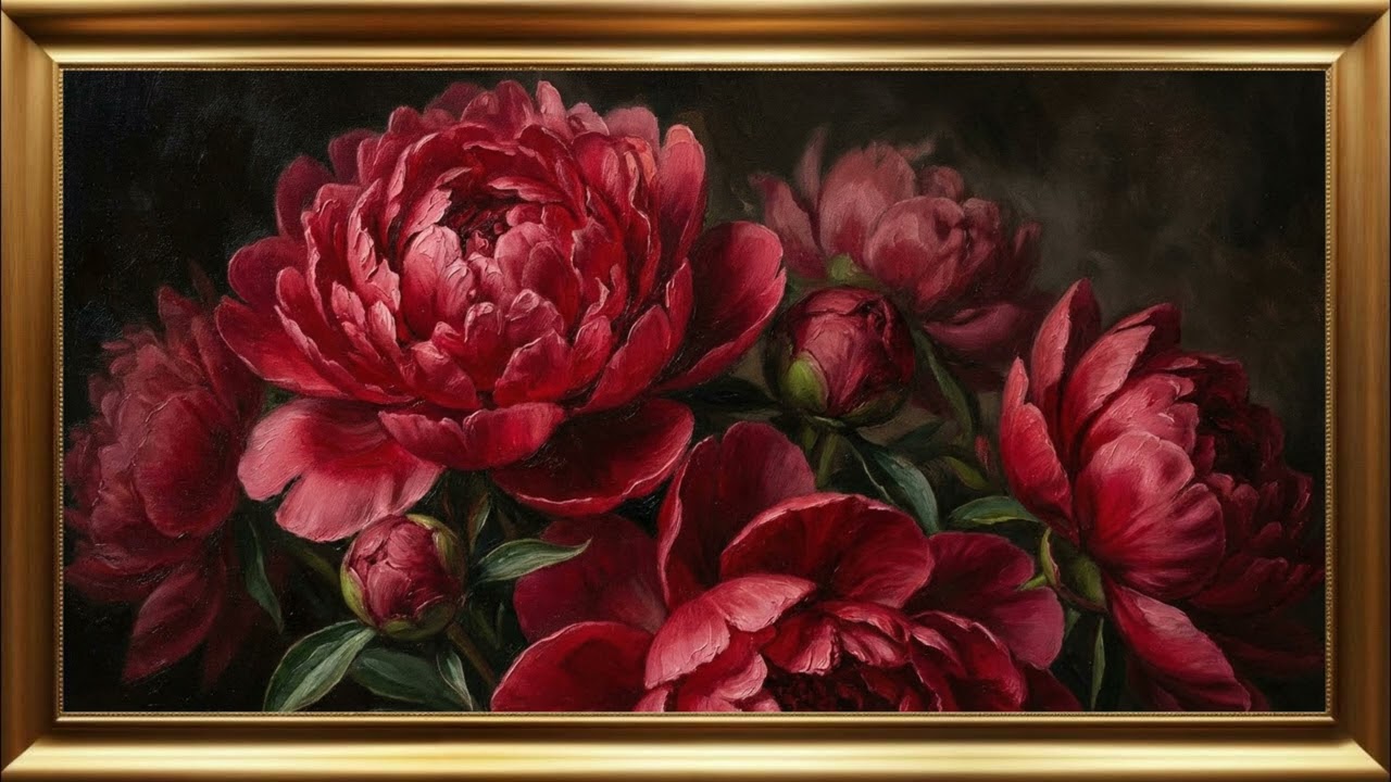 Luxury Interior European Oil Painting | TV Art Screensaver for Home Decor | 2 HOUR 4K