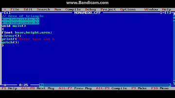 To calculate average and area of triangle-C programming tutorial-6