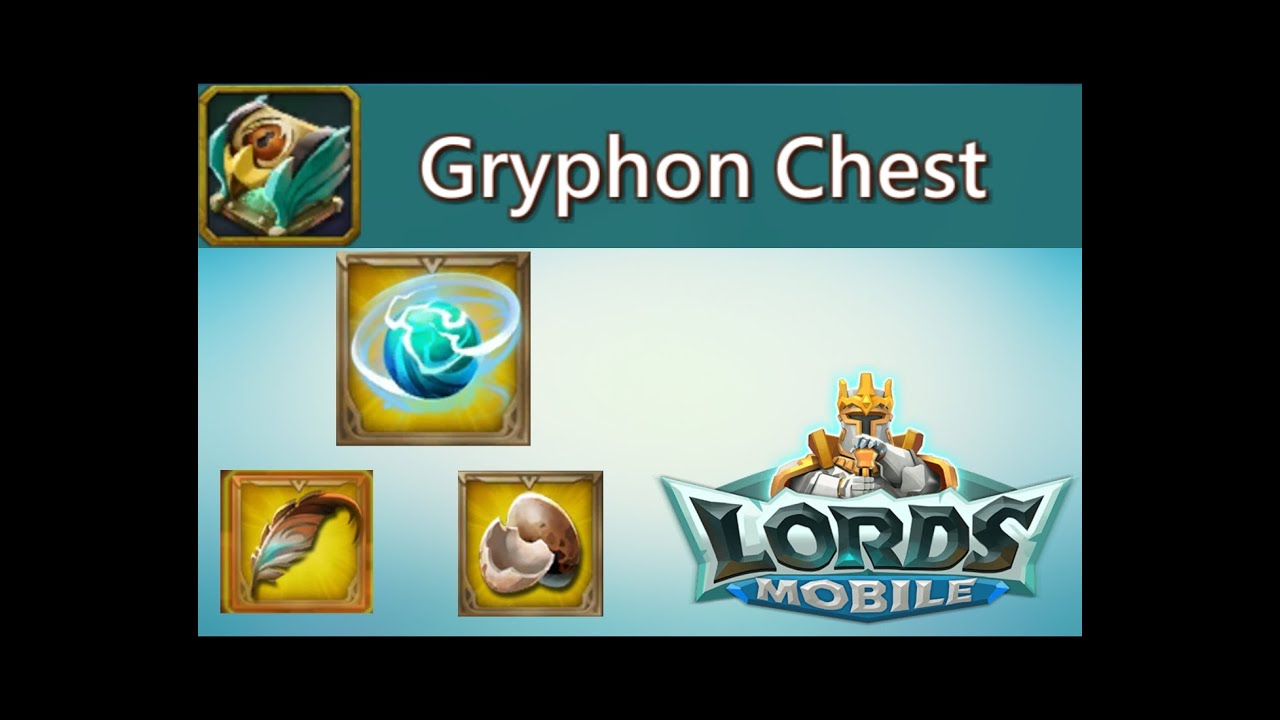 Lords Mobile Openning 300 Gryphon Chests YouTube