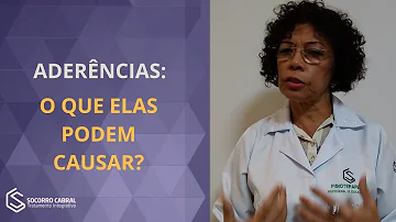 O que causa aderência?