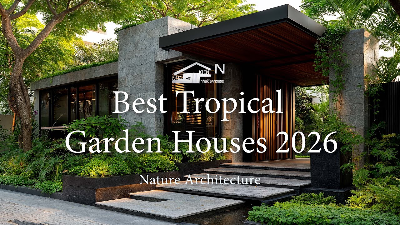 Лучший садовый дом 2026 года | Тропическая и природная архитектура | Дом Накиен