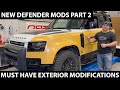 New land rover defender upgrades part 2