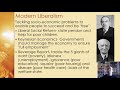 4 Political Ideas Liberalism: Economics