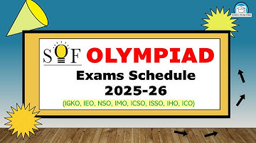 🚨SOF Olympiad Exam Dates 2025-26 | Complete Schedule for All Subjects🚀