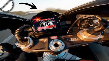 APRILIA RSV4 1100 FACTORY | ACCELERATION + TOP SPEED 🔥 0-300 KM/H - PURE SOUND