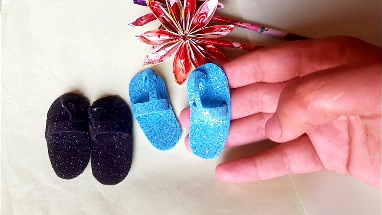 DIY cute mini foamsheet chapple/slipper 