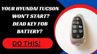 How to Start a Hyundai Tucson with a Dead Key Fob 2022-2024 #HyundaiTucsonkeyfob #Hyundaitucsonkey