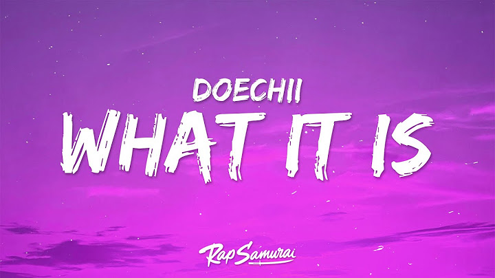 Doechii - What It Is (Solo Version) (Lyrics)