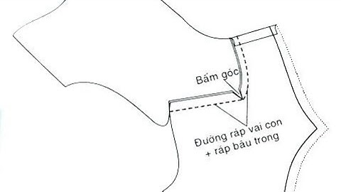 Hướng Dẫn Cắt Áo Bâu Cánh Én Liền