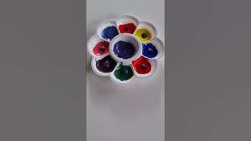 Guess the mixed color (squishy dough edition) #mixing #mixingthings #asmr #asmrslime #shorts