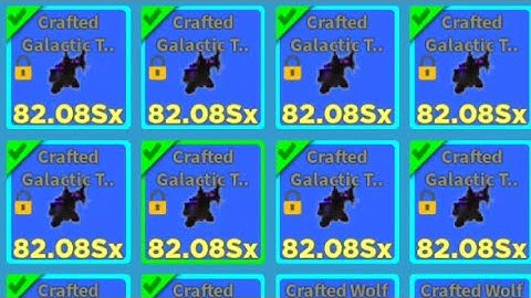 Crafted Galactic Tortoise Maxed Give Away, Clicker Simulator 🎉