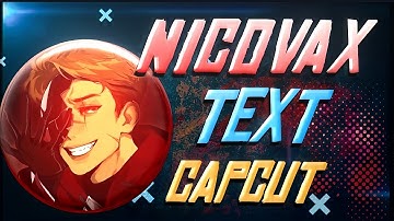 Nicovax text tutorial on capcut / text animation like @Nikovaxx #capcut#nicovax#texttutorial