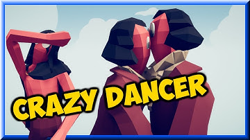 Dancer Trio(2/2) Crazy Dancer + 2 Dancer vs Every Faction  - TABS MODS GAMEPLAY