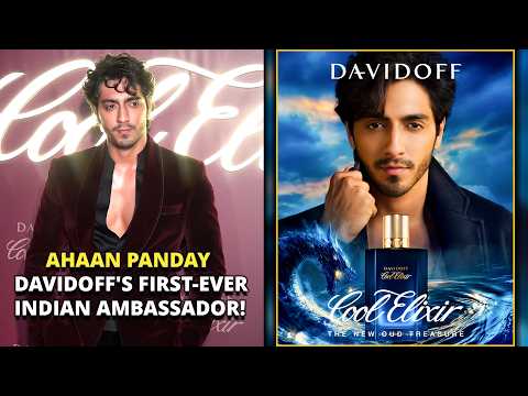 Ahaan Panday Creates History As DAVIDOFF Perfumes' First Indian Ambassador | Attends Mumbai Launch