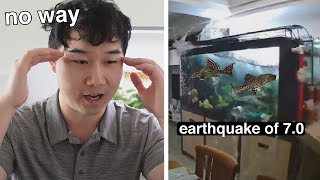 Can this Fish Tank SURVIVE a MAGNITUDE 7.0 Earthquake | Fish Tank Review 255