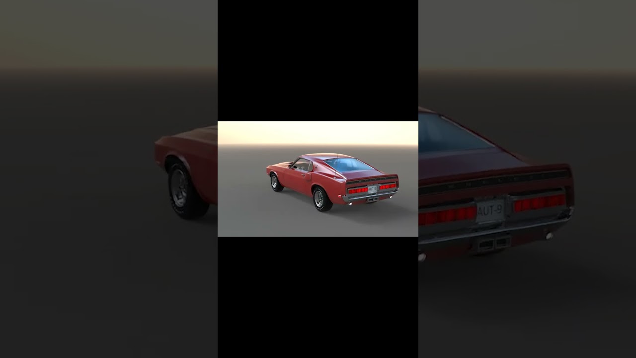 Shelby GT500 428CJ 1969 3d model | 3D Car Planet  