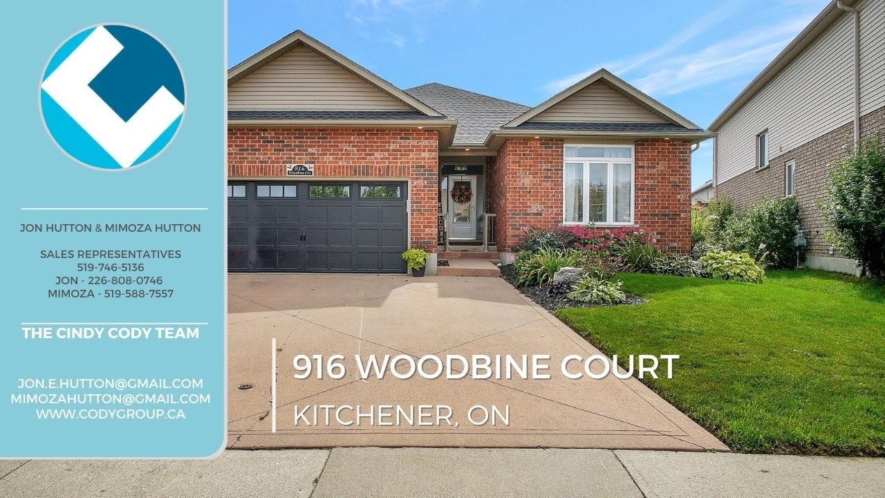 Kitchener Real Estate | 916 Woodbine Ct | Cindy Cody Team