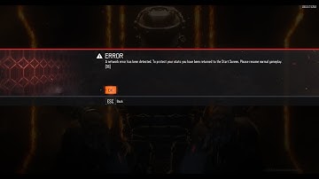 Black Ops 3 - A network error has been detected [96] Fix