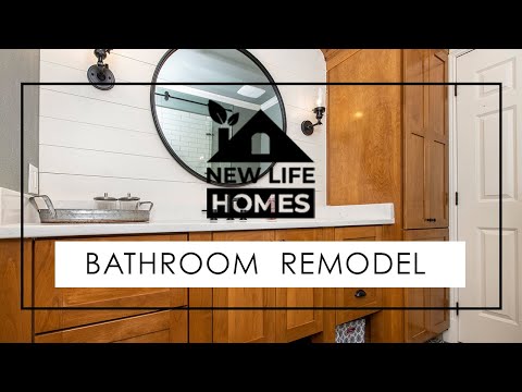 Before And After - Norwood Custom Designed Bathroom Remodel - New Life Homes