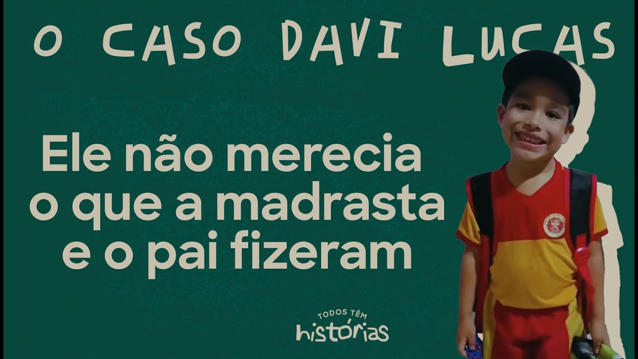 Uma criança feliz que teve a vida destruída pela madrasta e o pai
