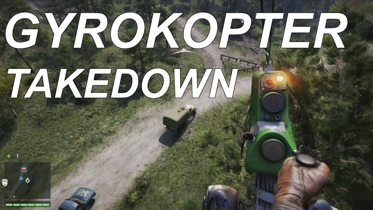 Far Cry 4 Erfolg Trophae Wie Ein Meister Vom Himmel Takedown Mit Einem Gyrokopter Youtube