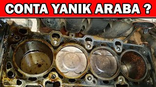 Conta Yakan Araba Çalışır mı? Conta Yakan Araba Gider mi? Contası Yanık Araba Kaç KM Gider? Resimi