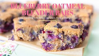 Baked Blueberry Oatmeal Blender Bars | Healthy Breakfast Idea by Taralynn McNitt 1,071 views 2 years ago 59 seconds
