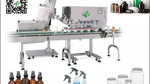 Automatic Inline Capper Plastic Jar Spindle Capping machines  vas capping Apparatus