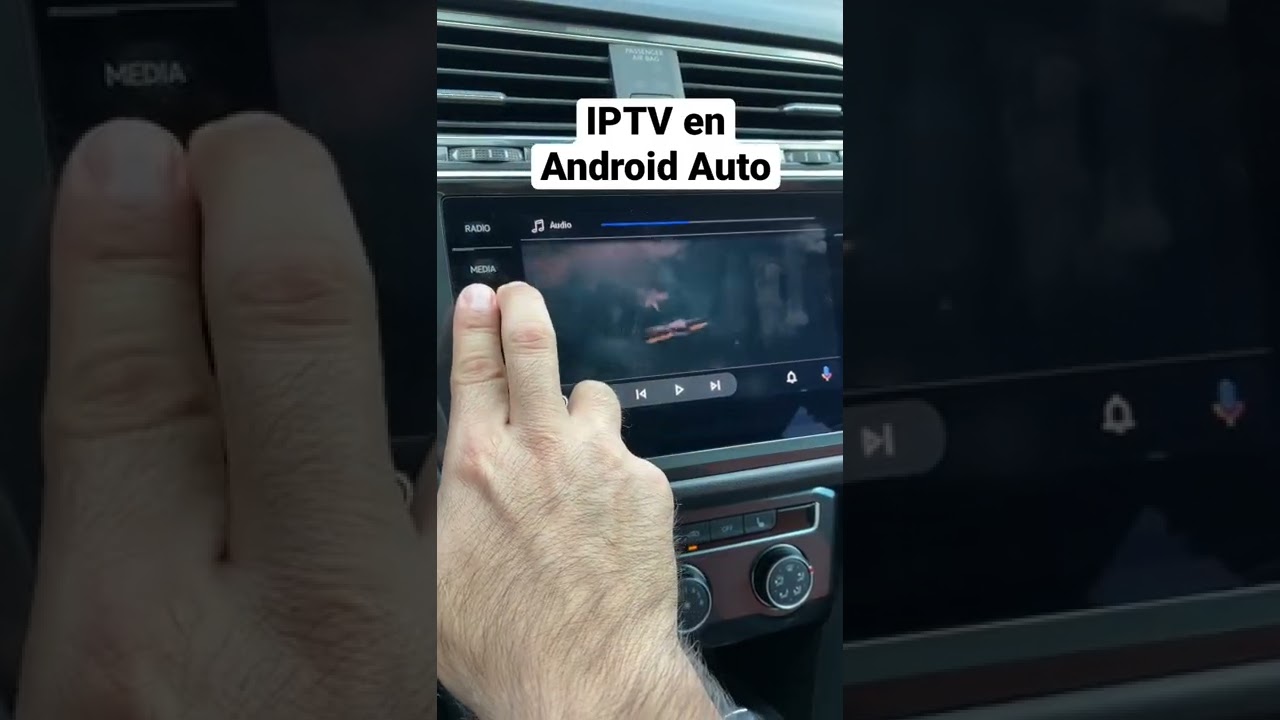 IPTV en Android Auto 2022 facil sin root #android #auto #iptv #viral #vw #androidauto #ipcartv #tv