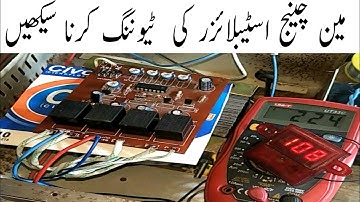 I learned how to tune/set stabilizer in this video || TariqElectric