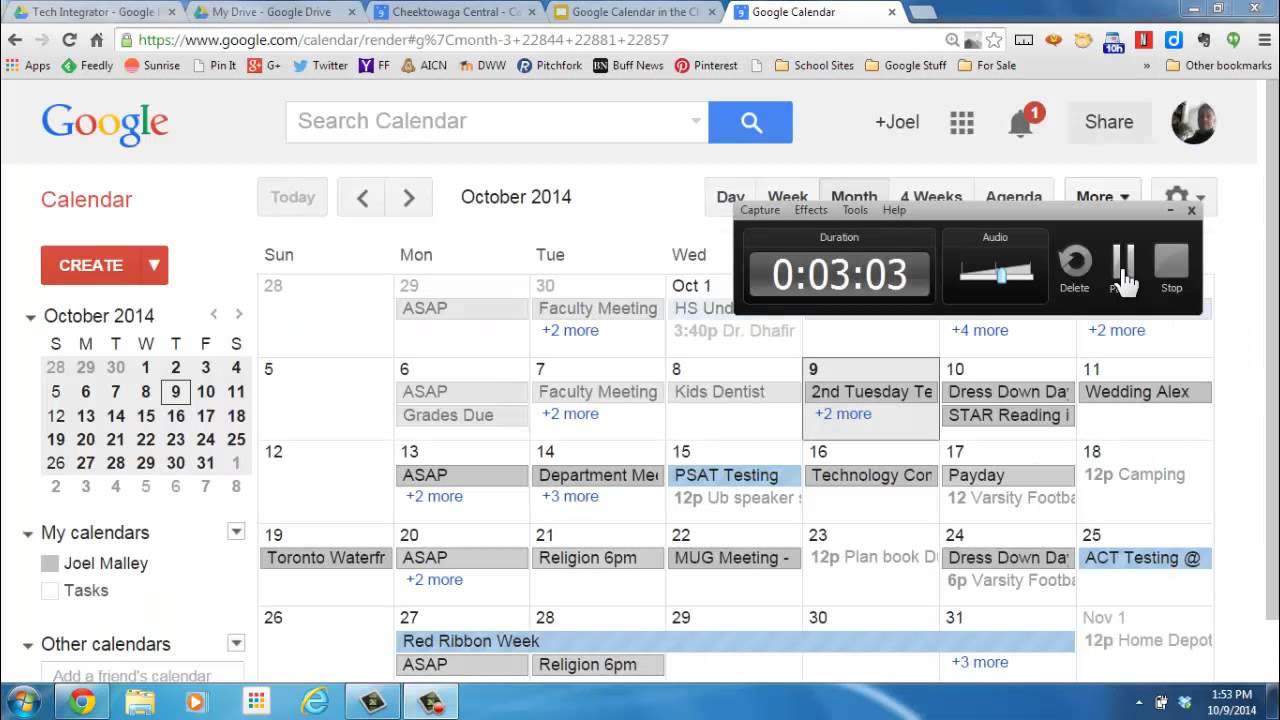 Google Calendar in the Classroom Part I Creating a Calendar YouTube