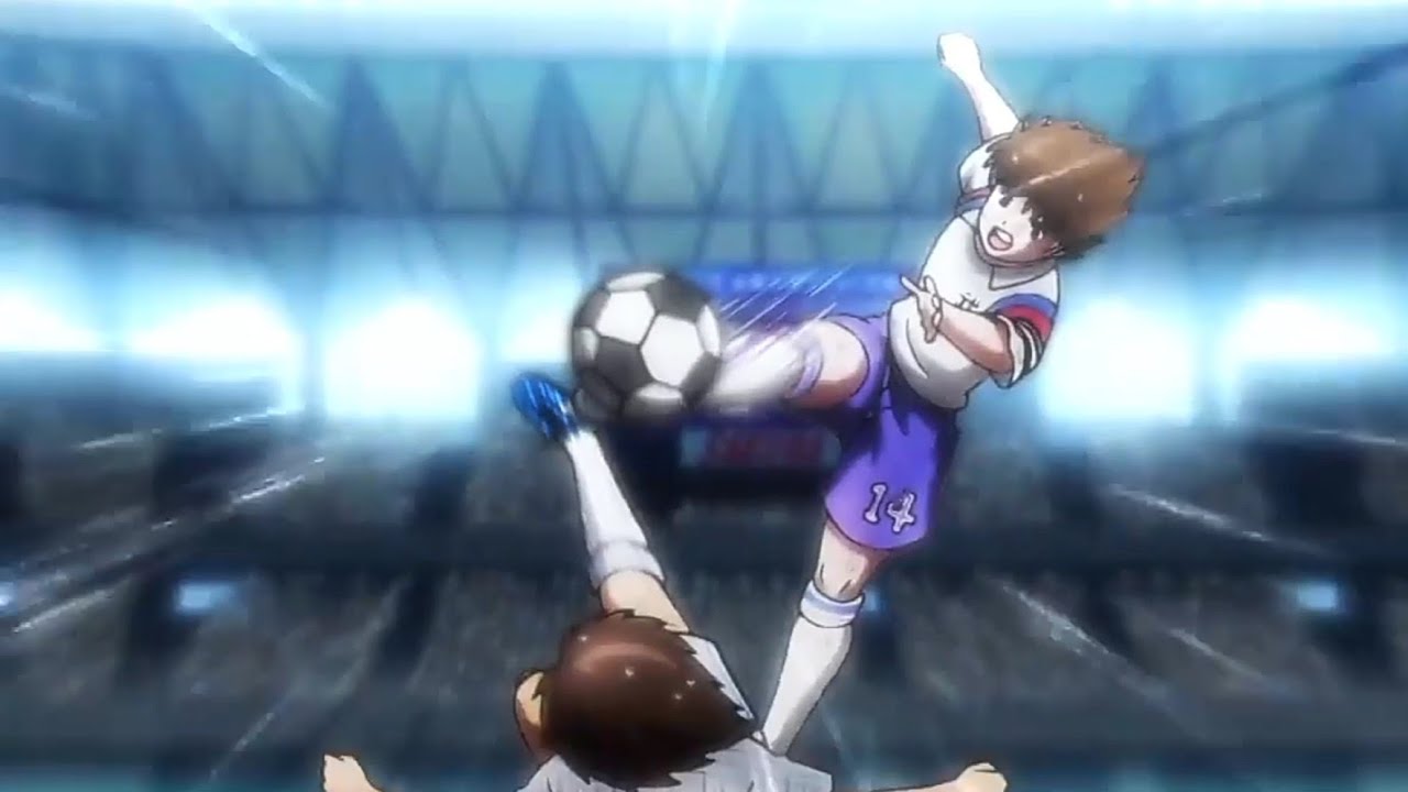 Jun Misugi marca un Gol