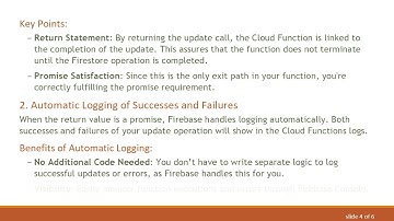 Understanding Firebase Functions: Do You Need to Handle Promises for Automatic Logging?