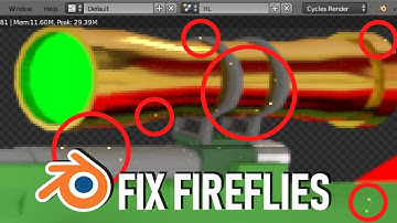 Blender Cycles Random Bright Pixel Noise FIX (Fireflies Workaround)