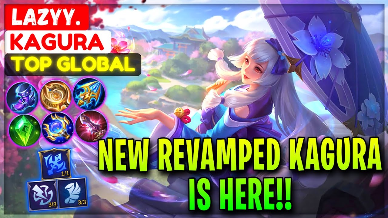 Kagura Revamp , Kagura Legendary Gameplay - Mobile Legends Bang Bang -  BiliBili