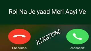 Roi Na Je Yaad Meri Aayi Ve Ringtonestatus