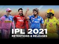 IPL 2021: Who's released? Who's retained? Find out