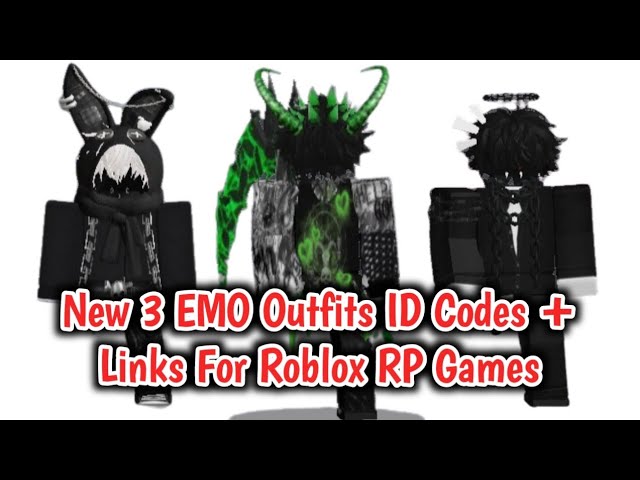 New 3] Boy's Emo Outfits ID Codes + Links For Brookhaven RP, Berry