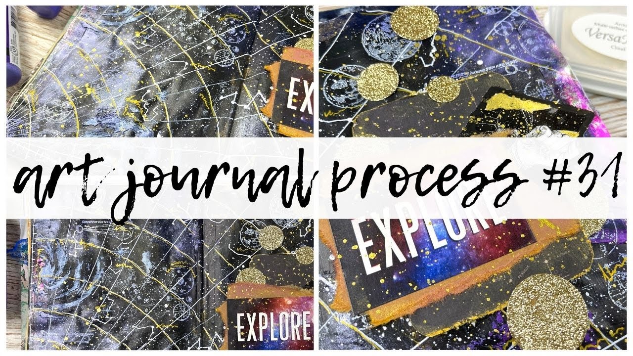 ART JOURNAL PROCESS | 31 | Mixed Media Art Journaling | ms.paperlover | 2021