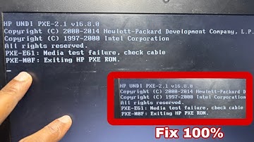 How to Fix Media Test Failure No Boot Devices Found Problem in Windows 11,10 Laptop PC#macnitesh 