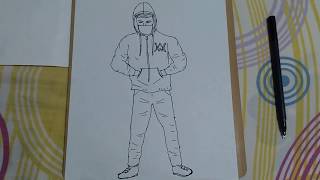 Cómo Dibujar A Alan Walker How To Draw Alan Walker
